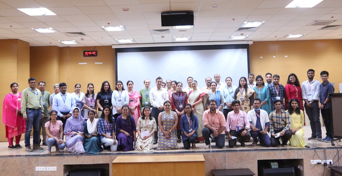 icmrnirwoh's tweet photo. DHR course on 'Harnessing the Power of Immunology in Medicine: Tools, Translation &amp; Therapy' (#HPIM2023) was inaugurated by Dr Jayanta Bhattacharya (THSTI) with overview on identifying, development &amp; optimizing broadly neutralizing antibody based therapeutics for HIV &amp; SARS-CoV-2 https://t.co/hkz7ELCdpd