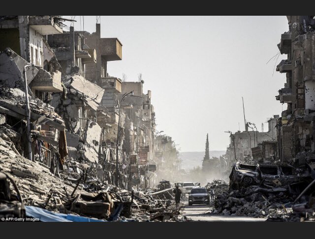 viv_cooper's tweet photo. @marksmanship03 @PoliticsPollss Ok, Mark.
Here is an exercise for you. It involves just a tiny bit of imagination.
So, imagine you are #Syrian.
Imagine you lived in one of these buildings.
Right, now tell me where your precious #IDdocuments might be.
I’ll wait. https://t.co/xN9fSrJAe3