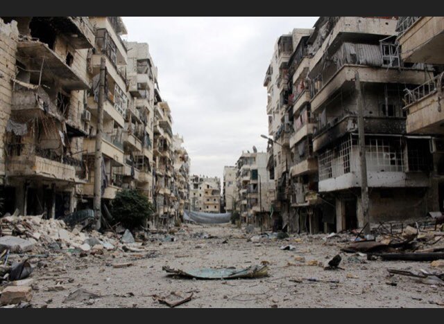 viv_cooper's tweet photo. @marksmanship03 @PoliticsPollss Ok, Mark.
Here is an exercise for you. It involves just a tiny bit of imagination.
So, imagine you are #Syrian.
Imagine you lived in one of these buildings.
Right, now tell me where your precious #IDdocuments might be.
I’ll wait. https://t.co/xN9fSrJAe3