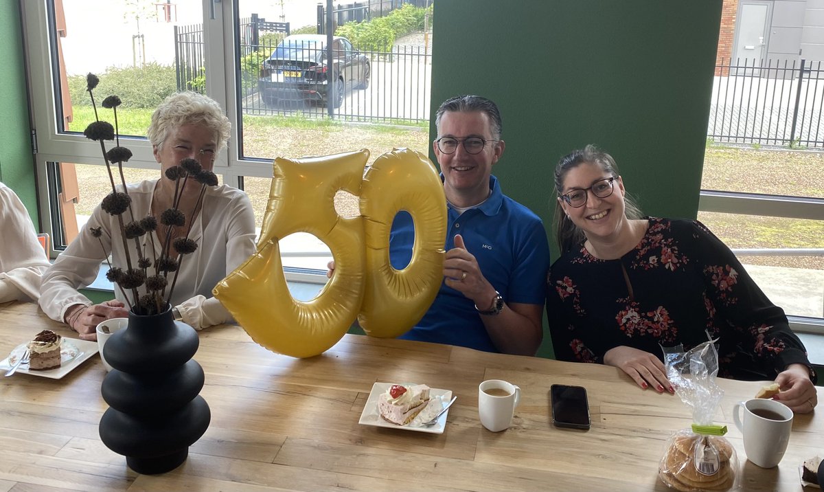 Je zou het niet zeggen: Olaf 50 jaar! Gefeliciteerd!!