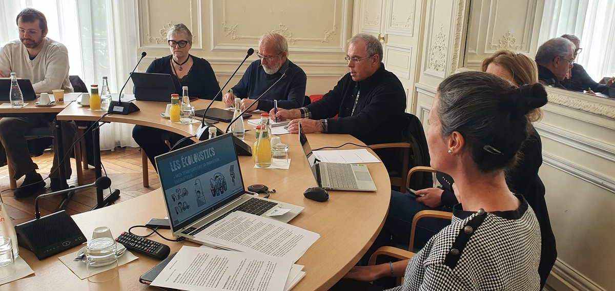 fnccr's tweet photo. Le jury national du concours #Ecoloustics #FNCCR se réunit ce matin à Paris #pédagogie #transitionenergetique
@ser_enr @Maires_Ruraux @MeteoClimat @education_gouv @GreenUnivers @Observ_ER https://t.co/DsuA2uuPoK