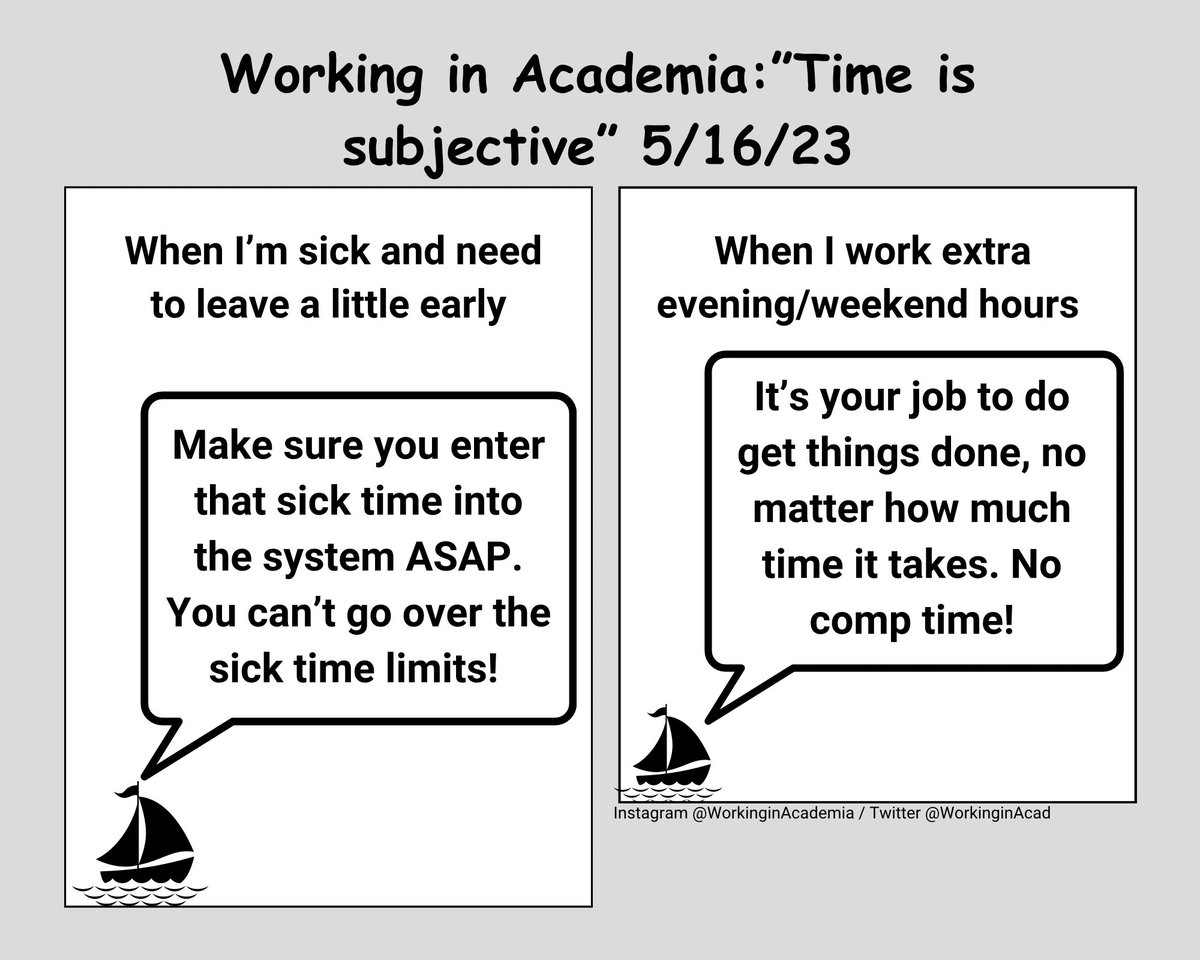 WorkingInAcad's tweet photo. #webcomic #webcomics #canva  #academiclife #worklife #highered #academia #academicchatter #officehumor #altac #academiaexit #academictwitter #toxicworkplace #leadership #bullying https://t.co/ncnIyYpuTJ