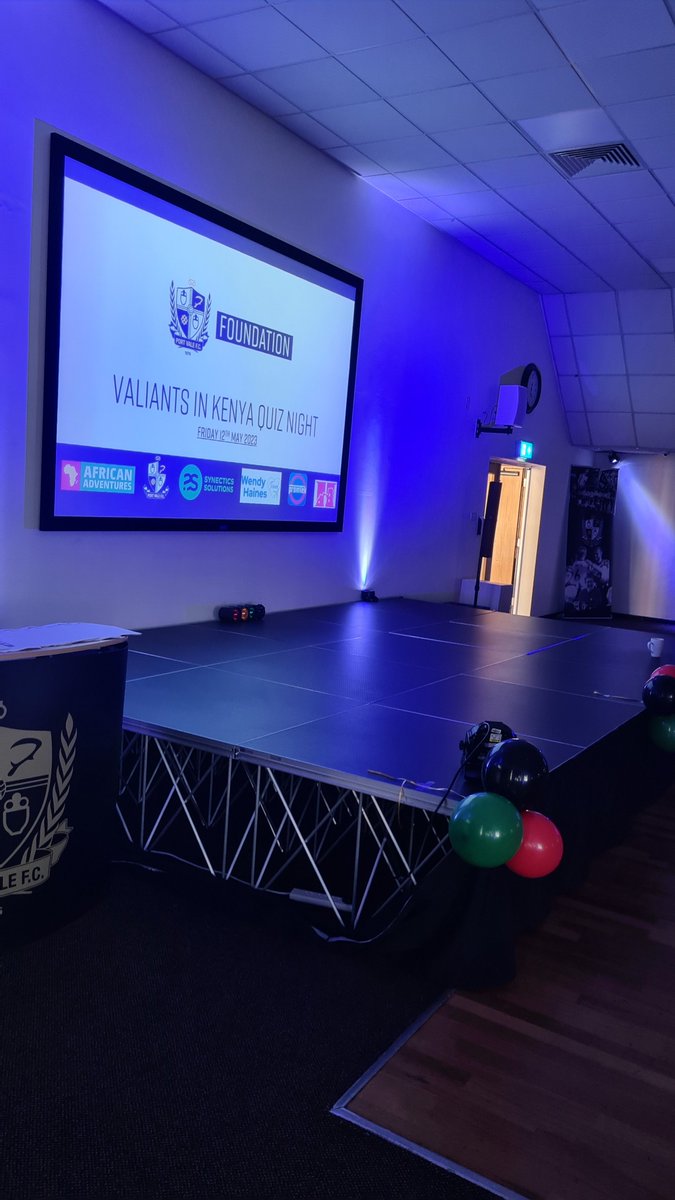 PVFCFoundation's tweet image. 🇰🇪 | Valiants in Kenya 2023 Quiz Night

A massive thank you to everyone who attended the evening and a special mention to one of our sponsors @Promtek and thanks to @TripsInAfrica 

On the night we raised an amazing £1000!

#PVFC | #PVFCFoundation