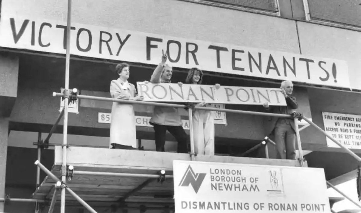 TowerBlocksUK's tweet photo. 55 years ago today Ronan Point partially collapsed following a gas explosion, causing the death of 5 people and injuring many more. The lessons of Ronan Point still have not been learned with many similar Large Panel blocks across the UK still at risk https://t.co/hRkggSdyCK https://t.co/8AIhMytdrp
