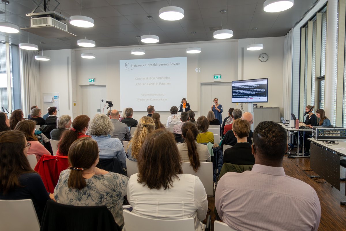 Auftaktveranstaltung der WdK oder was lange währt….. nh-bayern.de/news/auftaktve… 
Licht und Schall in Räumen #barrierefreie Kommunikation