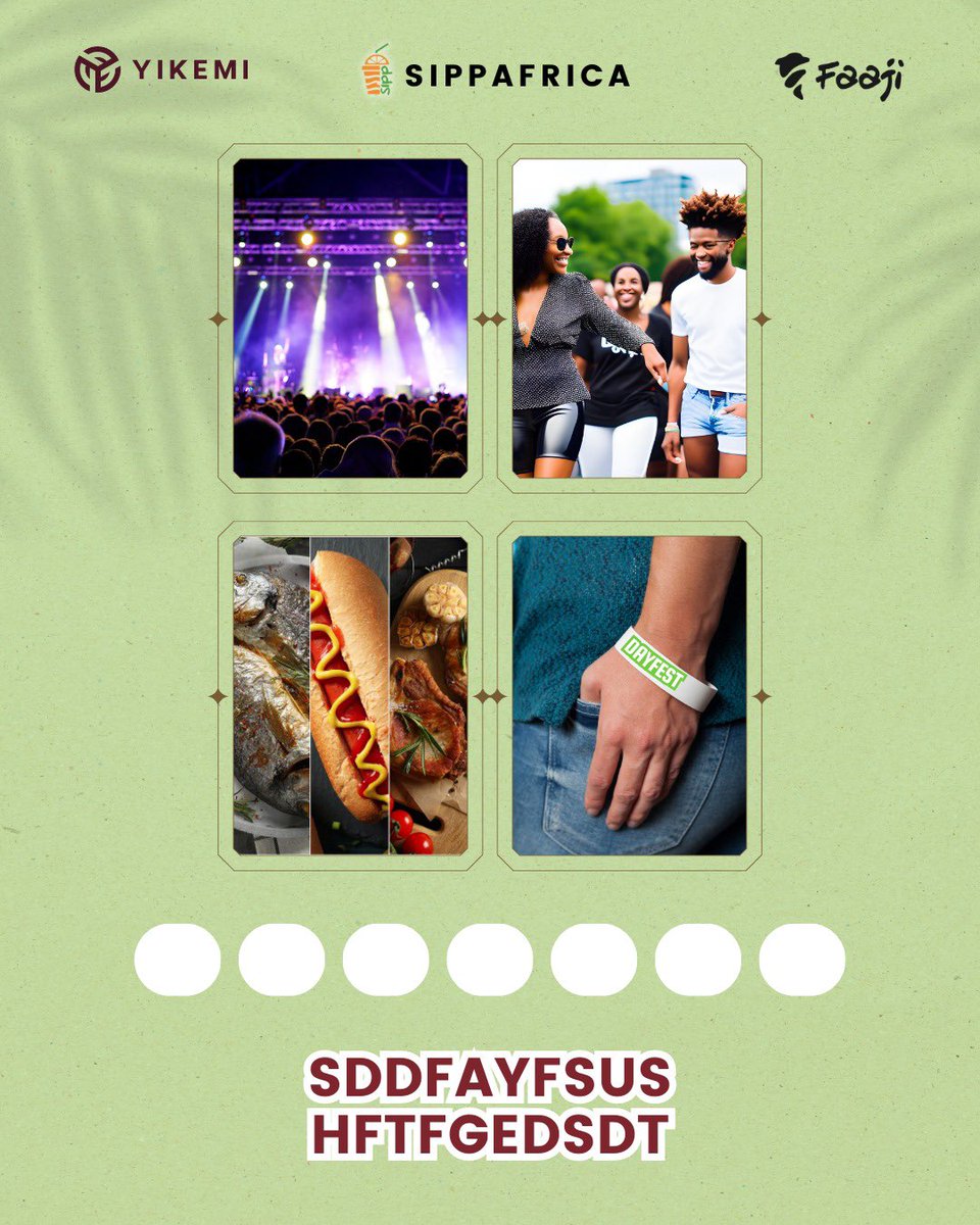 SippAfrica's tweet photo. Four pics, 1 word ππ€©
Write your answers in the comment. Letβs see your guesses
#fourpicsoneword https://t.co/NodUYvRDUD