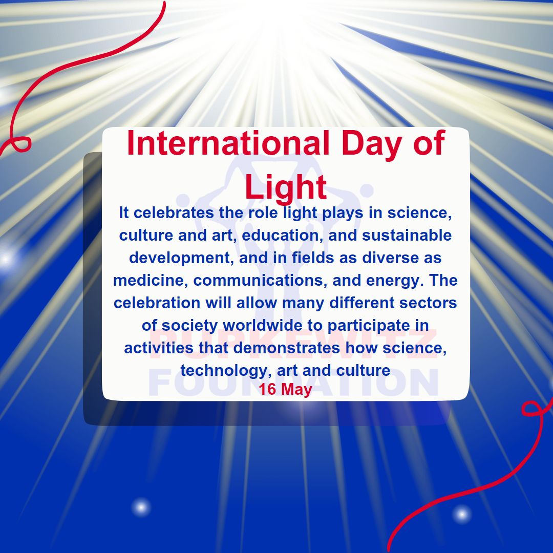 The study of light has led to promising alternative energy sources and shaped our understanding of the universe.
unesco.org/en/days/light
#light #alternativeenergy #medicaladvances #diagnosticstechnology #treatments #lightspeedinternet #sun #laser #photography