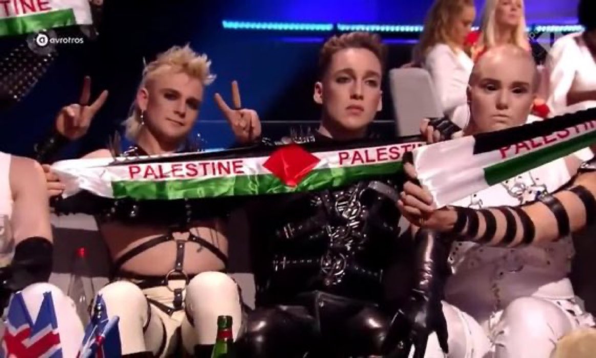 UsRileyJones's tweet photo. its free palestine yesterday free palestine today and free palestine tomorrow #Eurovision2023 
#NakbaDay https://t.co/Lpa3Xguhur
