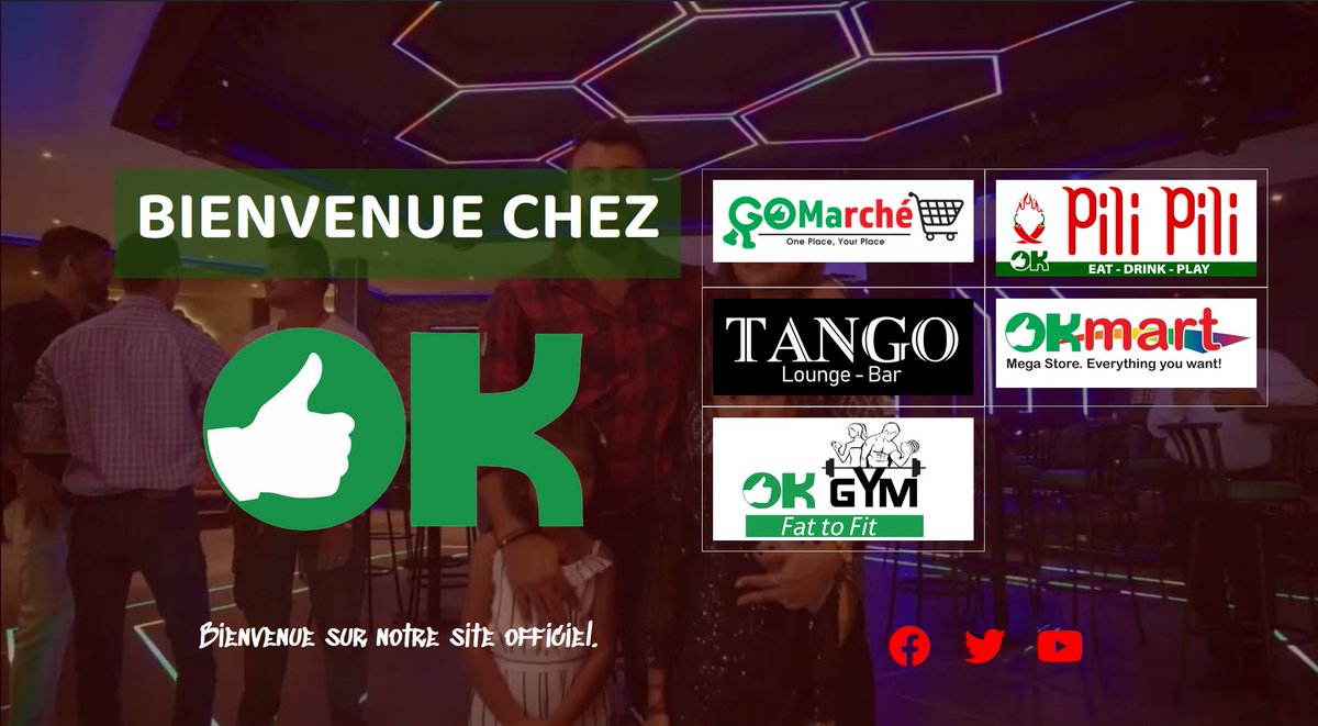 MirindiMarcell1's tweet photo. Très content de démarrer ce nouveau projet du groupe OK qui est dans l'industrie du divertissement, de l'alimentation et de la santé à Goma. Très hate de présenter les résultats dans quelques jours.
#divertissement #Alimentation #Sante #Webdesign https://t.co/KOmpaUyKig