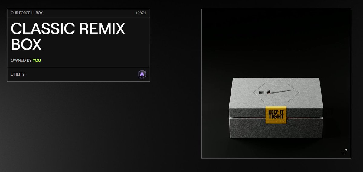 Secured my classic @nike <a href="/dotSWOOSH/">.SWOOSH</a> Box 🙏
#nike #dotswoosh #nikeswoosh