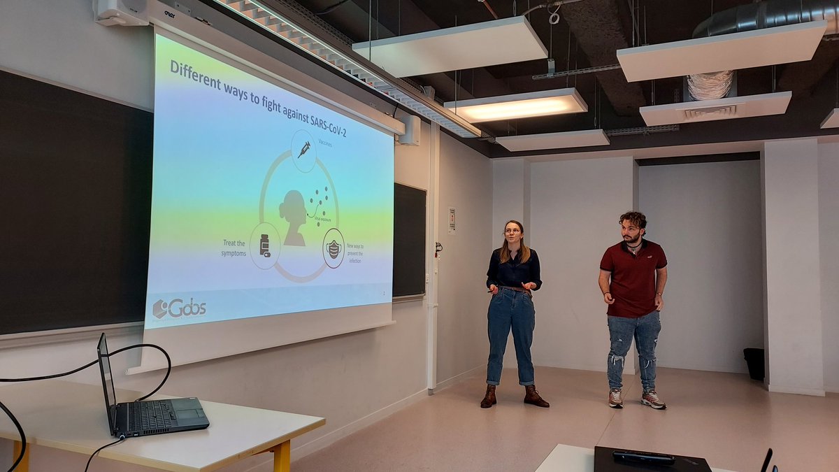 Laora and Pedro (duo oral communication) designing cyclodextrin-based multivalent glycoclusters targeting SARS-CoV2 spike protein
@SollogoubM lab project