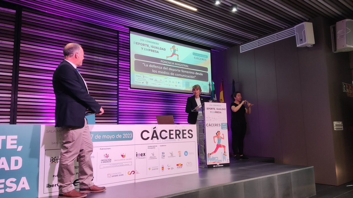 Tomás García Calvo (@tgarciacalvo) on Twitter photo Disfrutando del VIII Congreso deporte, igualdad y empresa. Enhorabuena por hacerlo posible @DXTextremadura <a href="/FJyD/">Fundación Jóvenes y Deporte 🅵🅹🆈🅳 💚🤍🖤</a> <a href="/Ayto_Caceres/">Ayuntamiento Cáceres</a> <a href="/DiputacionCC/">DiputacionCC</a> Disfrutando del VIII Congreso deporte, igualdad y empresa. Enhorabuena por hacerlo posible @DXTextremadura <a href="/FJyD/">Fundación Jóvenes y Deporte 🅵🅹🆈🅳 💚🤍🖤</a> <a href="/Ayto_Caceres/">Ayuntamiento Cáceres</a> <a href="/DiputacionCC/">DiputacionCC</a>