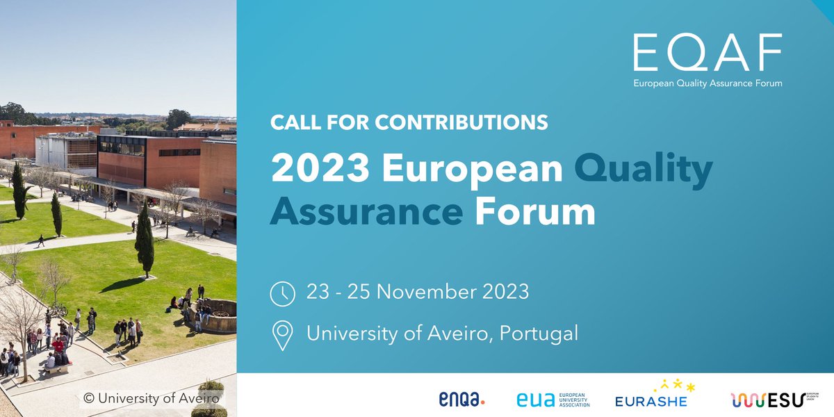 eqanie's tweet photo. #RT @ENQAtwt: Invitation to submit proposals for papers, workshops and practice presentations for the 2023 #EQAF entitled "#Internationalisation in a changing world. New trends and challenges for QA"

⏳ Deadline: 30 June https://t.co/fk0zsSjmQQ

@euatwe… https://t.co/XavJNGK8jx
