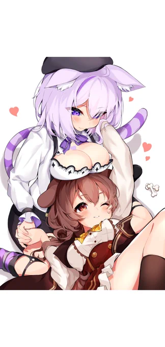 おかころてぇてぇ(再投)  #できたてころね #絵かゆ #おかころ 