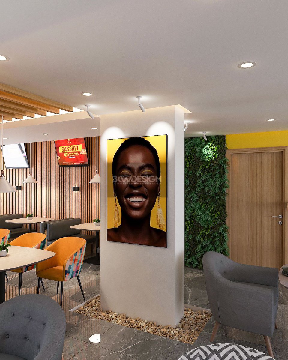 bbfkue's tweet photo. #3CW_design propose un Design intérieur d'un restaurant pour pizza à Yaoundé plus précisément au lieu dit Bastos près de l'ambassade de France.
il s'agit de faire la rénovation d'un espace commercial existant au vu de le rendre plus compétitif sur le marché en terme de standing. https://t.co/Xk0o4ZSDdd