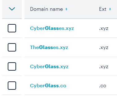OfficeMetaverse's tweet photo. #domainsforsale
#theglasses #cyberglasses #cyberglass #googleglass #cyber #google #glass #Glasses https://t.co/zH75MgDd9E