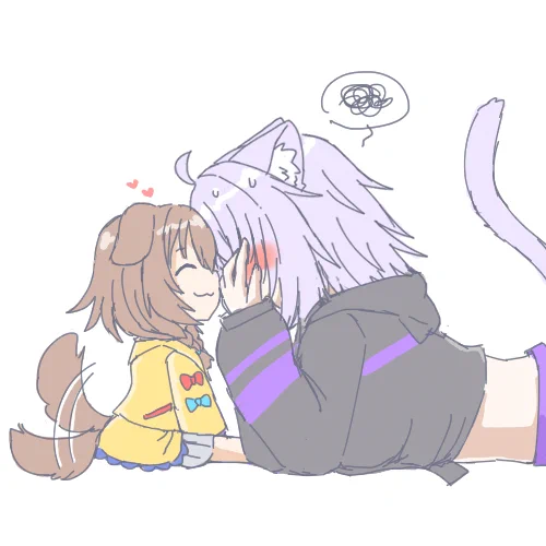 Chu! 可愛くてごめん～ #絵かゆ #できたてころね
