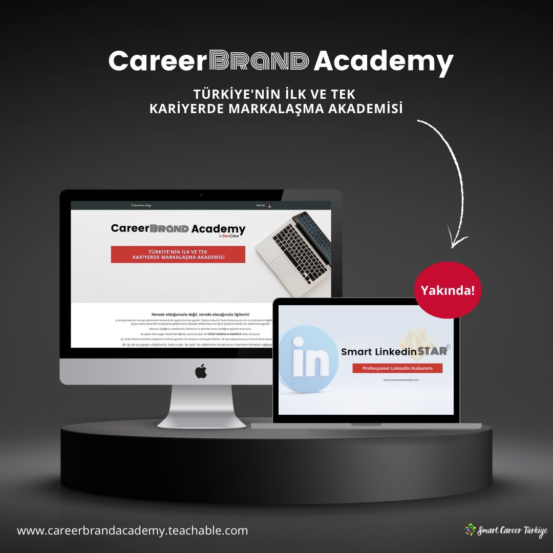 2020 yılından bu yana çok sayıda yöneticinin, girişimcinin ve kurumların tercihi olmuş olan  Linkedin eğitimim Smart LinkedinSTAR online kurs yapısıyla CareerBrand Academy’de olacak😉 Türkiye’de içeriği ile linkedin alanında bulabileceğiniz en kaliteli online eğitim geliyor.  
👍