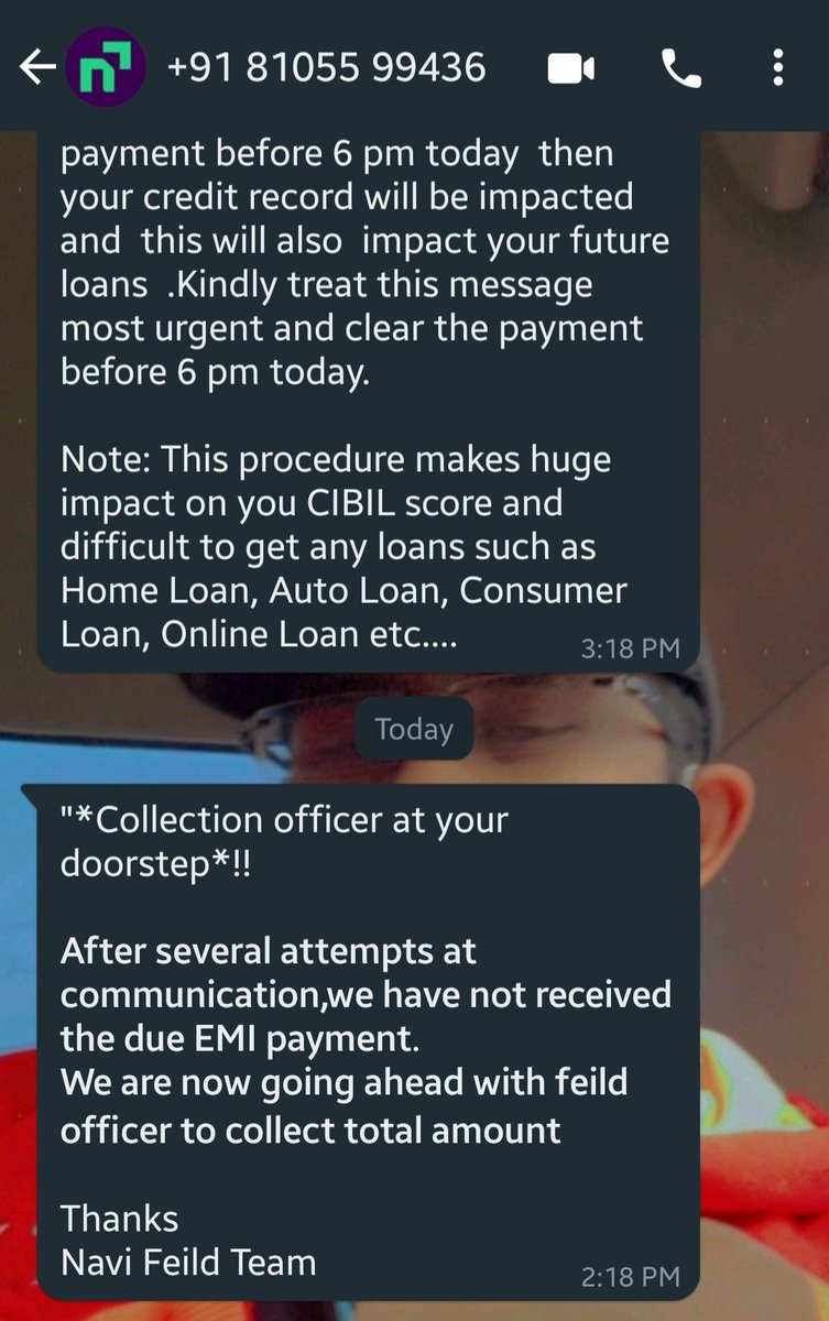 if you want to take loan then go with the Bank don't go with private financer like @navifinance either after paying emi you got this type of harassment. 
You and your familly can not stay safe so please be face from this app.#LoanCharge #loans #loan #loanscam