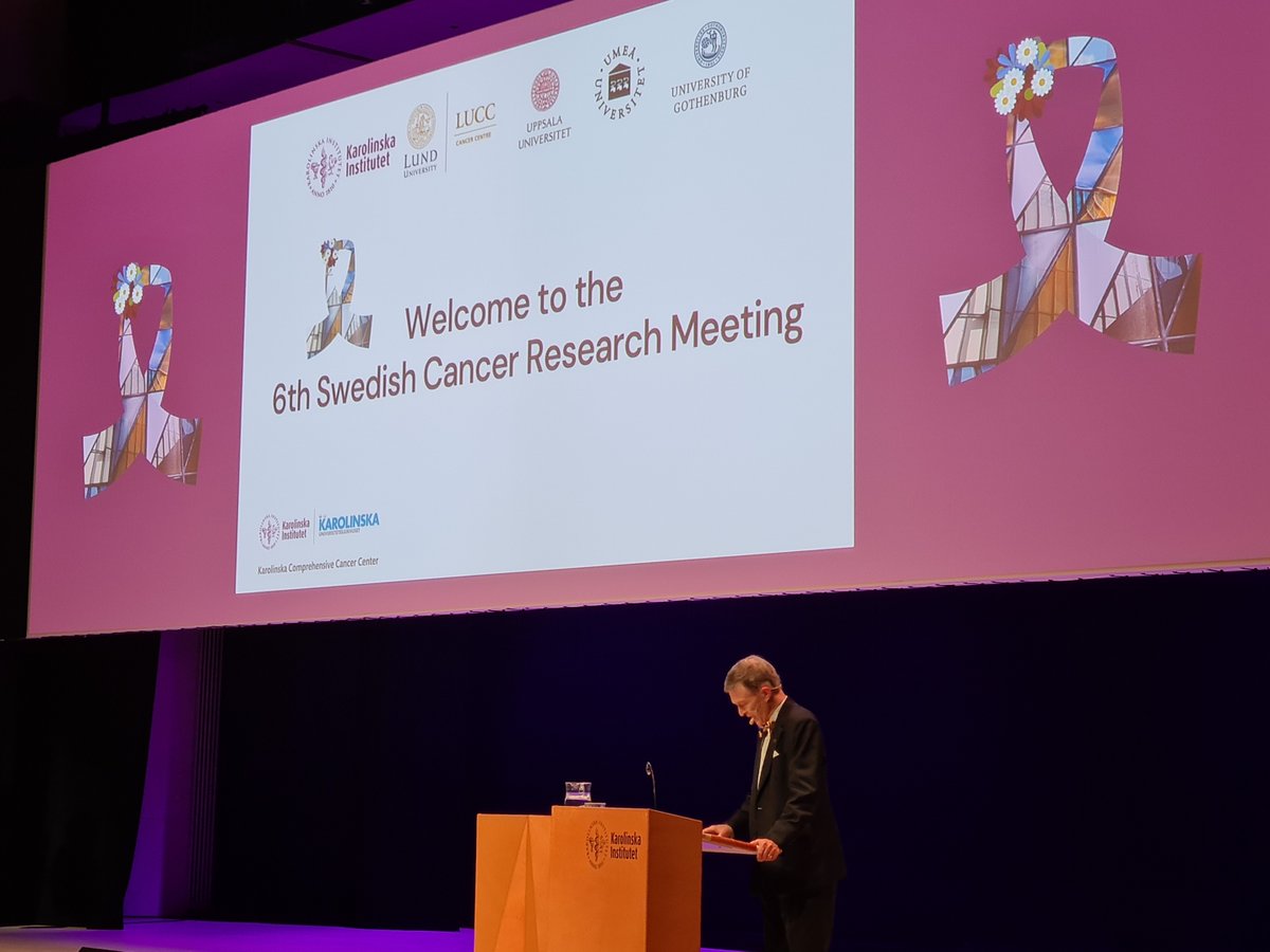 Welcome to the 6th Swedish Cancer Research Meeting! We have more than 600 registered participants and we are looking forward to interesting talks, vibrant poster and break-out sessions. 
#SwedishCancerResearchMeeting
