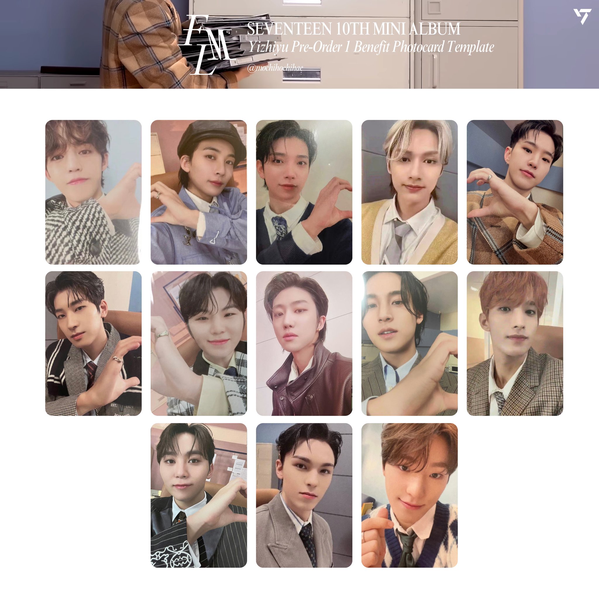 SEVENTEEN ジョシュア yizhiyu yzy サイン会限定 トレカ 5