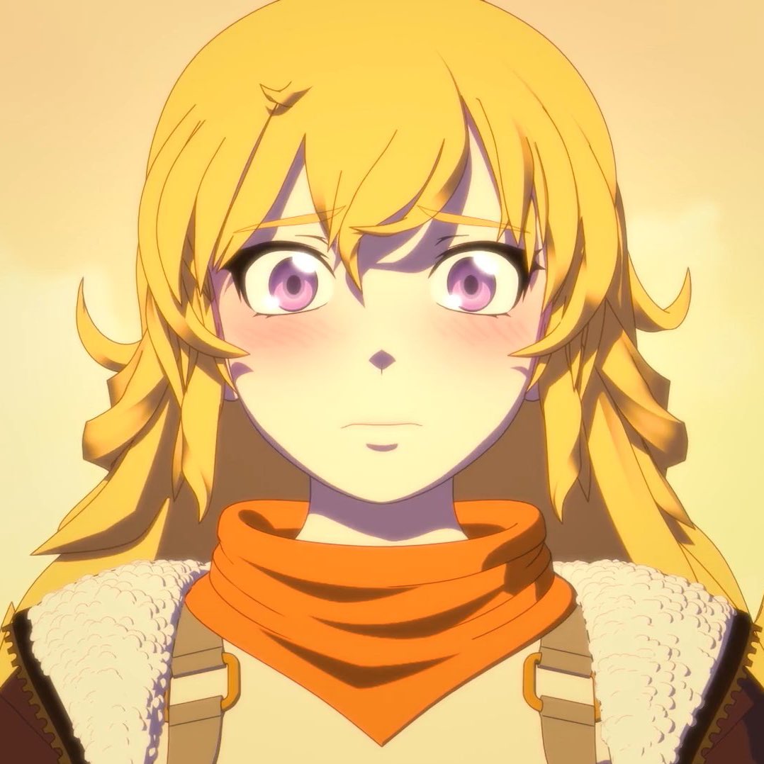 watching RWBY and meeting Yang for the first time is so funny bc she looks like a strong-headed badass alpha female who shows no mercy… but then u find out that she flushes red the moment her canonical girlfriend compliments her