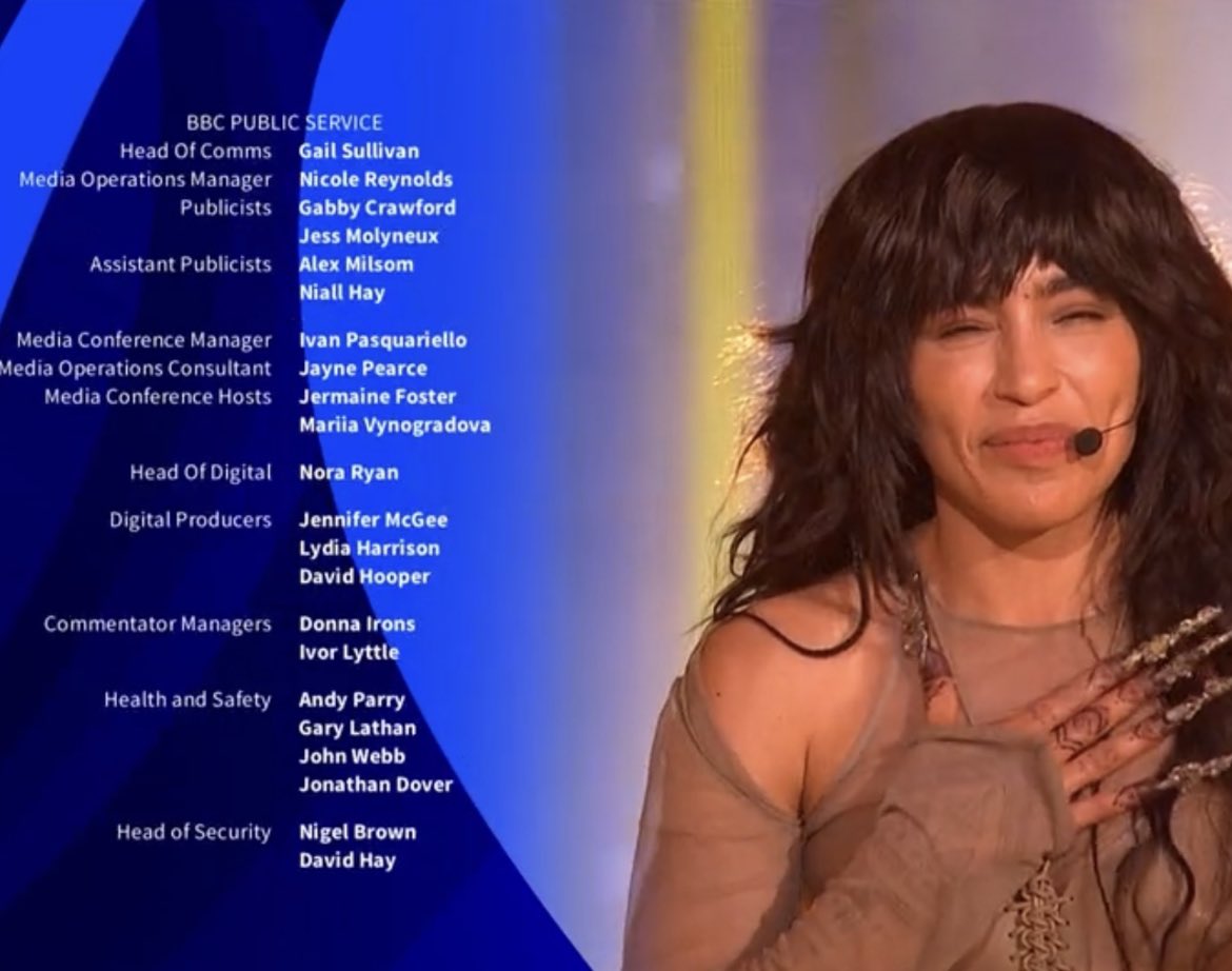 noopryan's tweet photo. Had an amazing five months with my incredible team making content for @bbceurovision. It was a special one seeing all my friends smashing it on the Production side and my old team at the EBU. Big thanks to all the delegation hosts &amp; volunteers, you were the best. ❤️ https://t.co/dfnpTE5Bdv