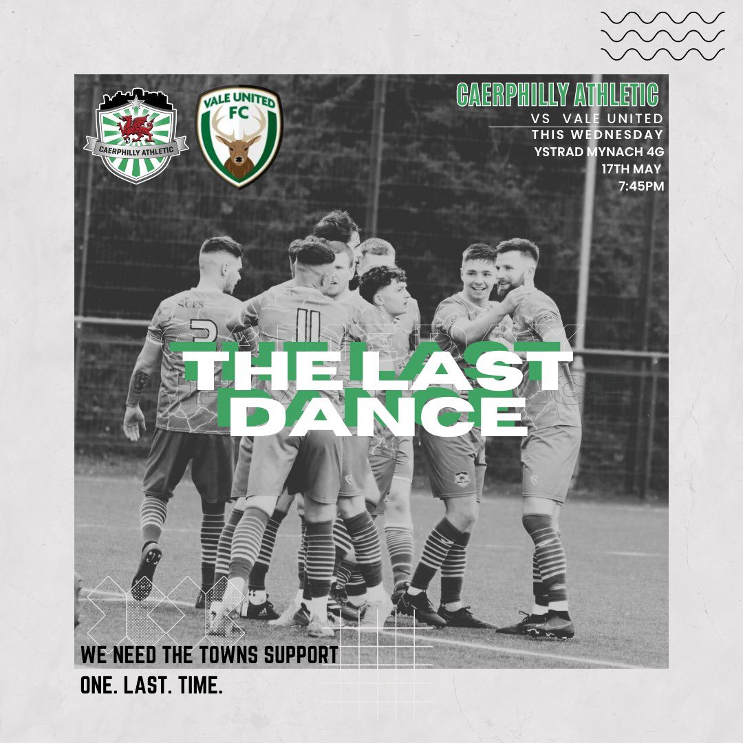 The Last Dance 🕺🏻💚

The support shown to our club in the last few weeks has been second to none.💚

Can we be cheeky and ask for your support One More Time for our final game of the season.

A point will see us clinch the SWAL Title 🙏🏼

This Wednesday - 19:45 Kick Off 💚

#TheAs