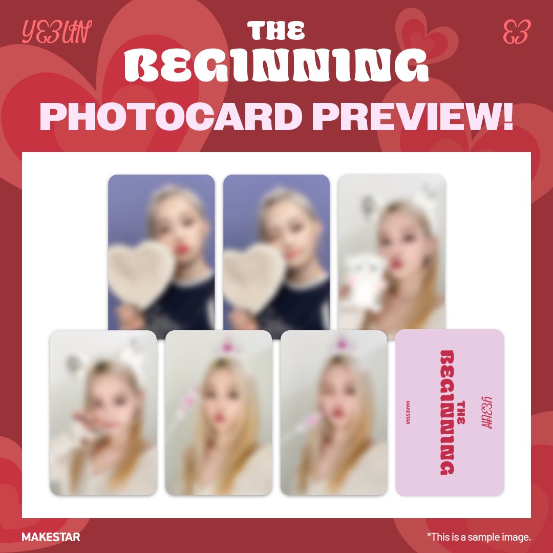 Makestarcorp's tweet photo. #예은(#YEEUN) 1ST SINGLE ALBUM [The Beginning] VIDEO CALL+SPECIAL EVENT PART.2
　
⏰마감 D-1⏰
　
✨PHOTOCARD PREVIEW
🐯아기호랑이 ver.(Baby tiger ver.)
👸🏻공주님 ver.(Princess ver.)
💖하트뻥튀기 ver.(Heart-shaped puffed rice ver.)
　
📅~05.17 23:59(KST)
📷https://t.co/I6qrEFkBmV https://t.co/m4mB9fQi0V