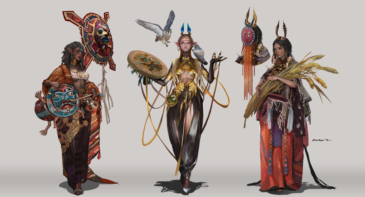「The Art of Amber Ye  Gallery and details」|IAMAGのイラスト