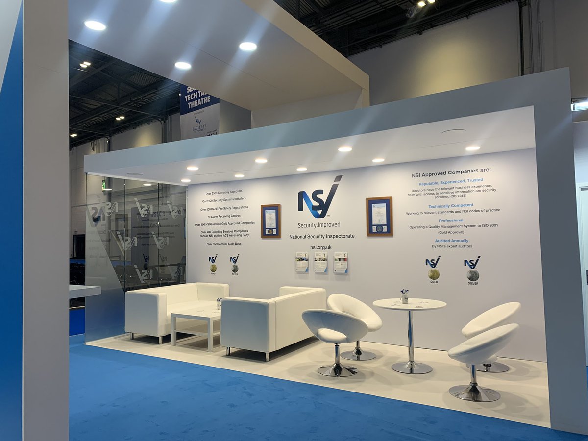 NSI_Approved's tweet photo. It’s @IFSEC’s 50th anniversary and our team will be here throughout the 3 days to share their expertise and knowledge about certification and industry standards. The show is about to open come and see us on stand IF.4250! https://t.co/eHVZnA4XS3