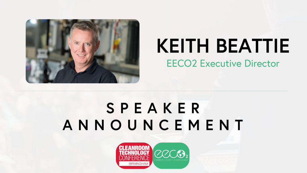 In just over one week, EECO2 will be presenting on the topic of dynamic air change rates in cleanrooms – showcasing real data on the impact of adaptive airflow on #cleanroom cleanliness.

Unable to attend? Signup to receive our presentation slide deck: ow.ly/Pr3A50OoJ9l