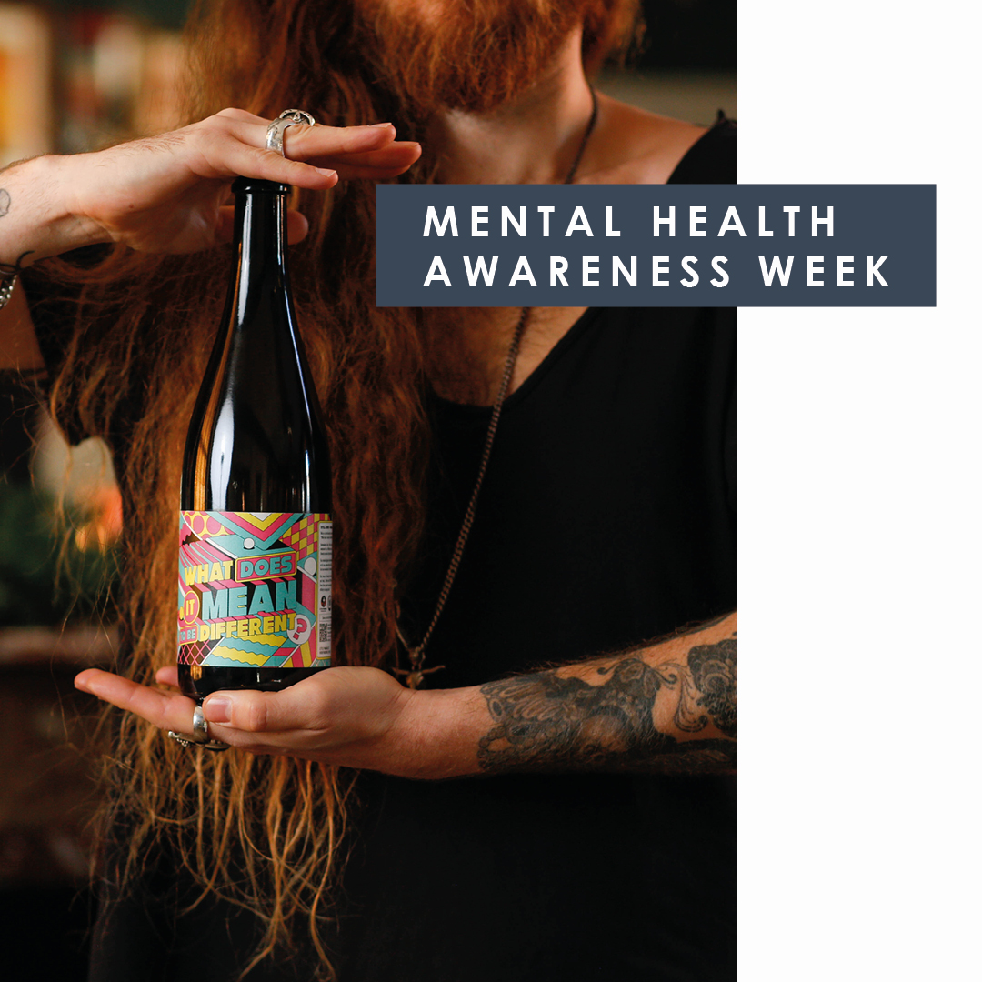 Mental health matters! WIMTBD is a cider made from 100% juice, produced by Little Pomona in Herefordshire. Designed to encourage discussion. Proceeds support 1:1 sessions with a trained hospitality therapist for hospitality staff. #SupportMentalHealth #BreakTheStigma