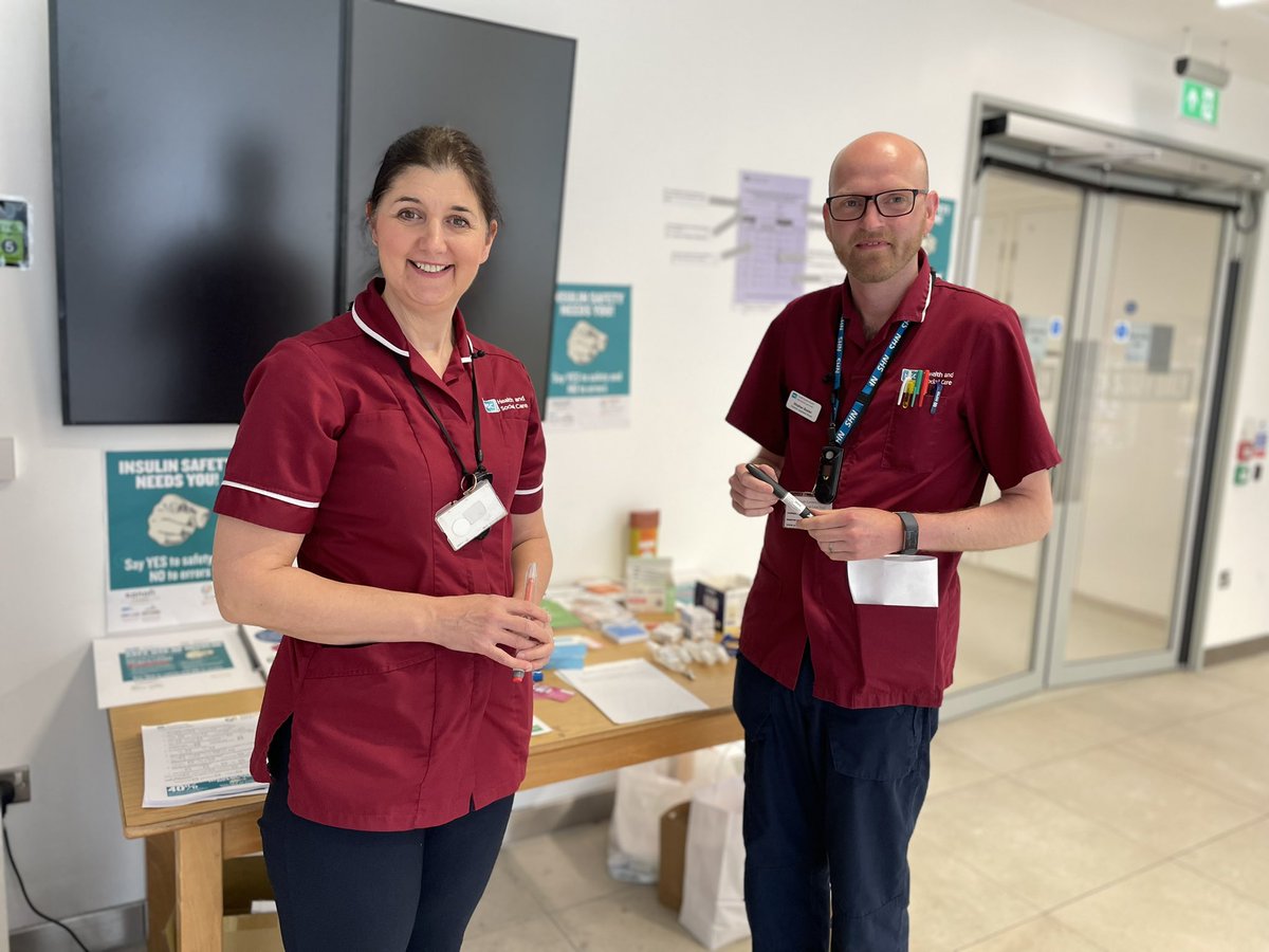 phillzecevic's tweet photo. @setrust Diabetes Specialist Nurses helping promote Insulin Safety Week #thinkinsulin 

https://t.co/NRA9s8LrVV https://t.co/lHskZJZ4Y7
