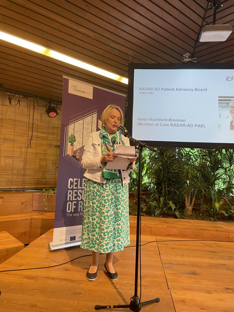 Ana_M_Diaz's tweet photo. Great session about the work of the @RADARAD7 Patient Advisory Board  with @DianneGove @rochfordbrennan and @NlidaMariaFern1 
@AlzheimerEurope https://t.co/w8aVhA1Td2