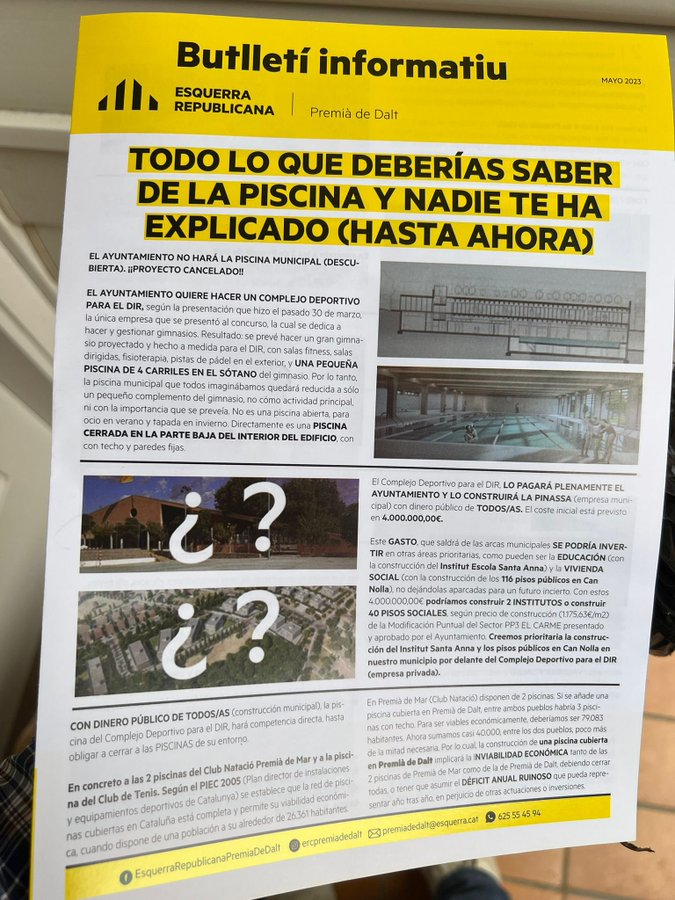 📄 El programa marc de <a href="/llenguacat/">Plataforma per la Llengua</a> pel #28M demana que les institucions exerceixin de referents lingüístics i emprin el català en les seves comunicacions internes i externes.

🗳 Ajuda'ns a fer pressió a votaperlallengua.cat!

Uns exemples de com no s'han de fer les coses! 👇