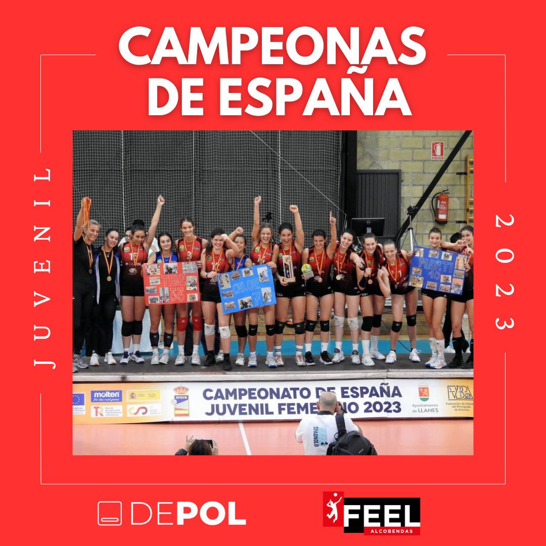 🏆SOMOS CAMPEONAS DE ESPAÑA

🙌🏼Las juveniles ponen broche de oro a la temporada

🫶Partidazo con el que nos regalaron el primer puesto