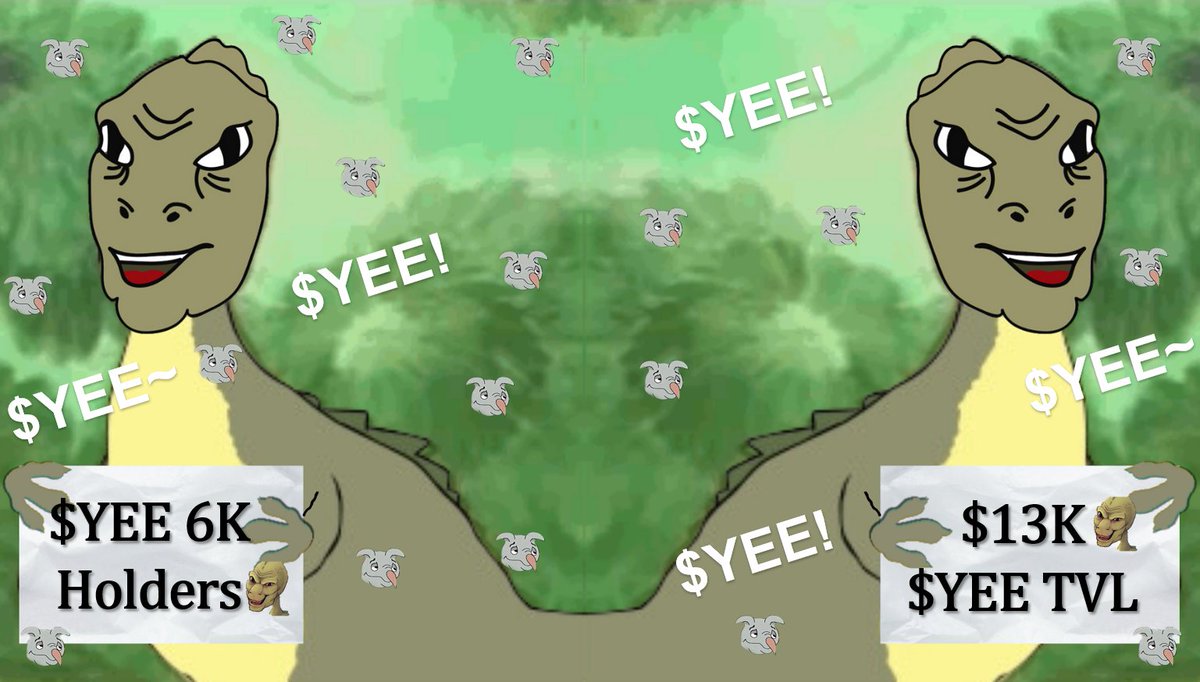 crazYEE~ 

$YEE got 6K holders.
$YEE TVL reached $13K TVL. <a href="/CamelotDEX/">Camelot</a> 
$YEE will be listed on <a href="/DigiFinex/">DigiFinex Global</a> 

what is next? just yee~ 🦕