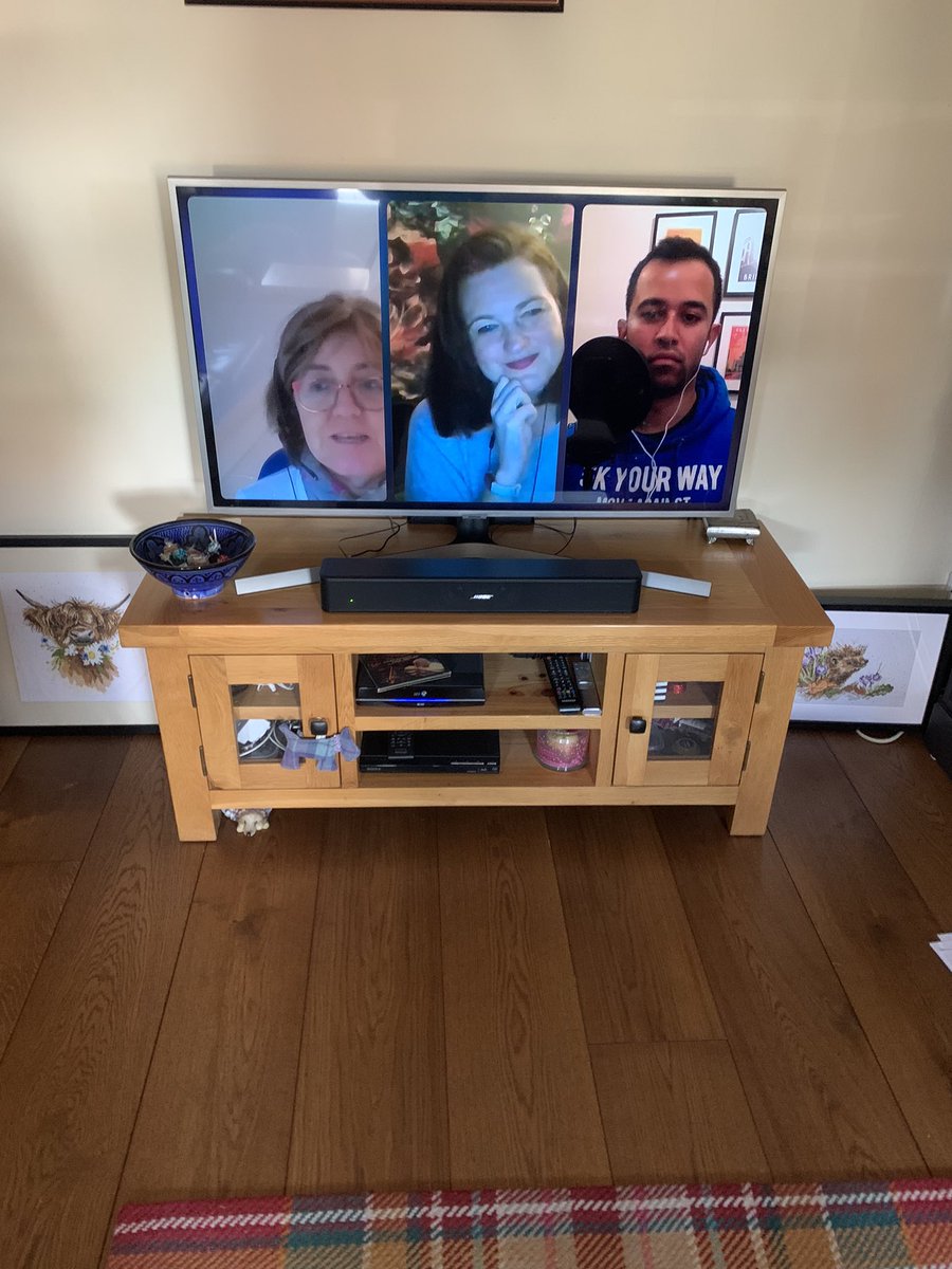 RadDiaryRobot's tweet image. itsEmilyAnnReed: #RadDiary : got the house to myself today, so got rad__chat on the TV listening to some of the earlier episodes again, while doing revision! Cinema mode activated!! 😂👌🏻 SHURadiotherapy Naman_Julka