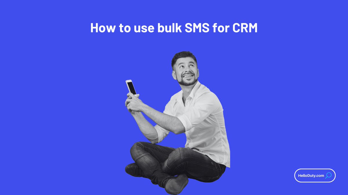 helloduty's tweet photo. Want to improve your #CustomerRelationshipManagement? #BulkSMS is an easy and cost-effective way to keep customers engaged! Use bulk SMS to send personalized messages and special offers to keep your customers in the loop. 
#CRM #SMS #Business #Marketing https://t.co/r2rPYp26DH