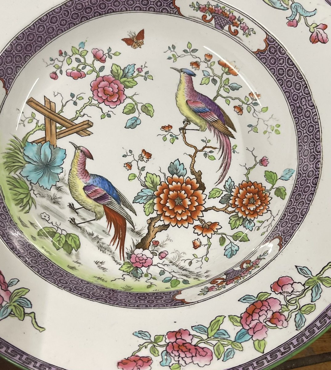 Gorgeous antique china just arrived in stock this week and going on website . #antiques  #antiquechina #vintagechina