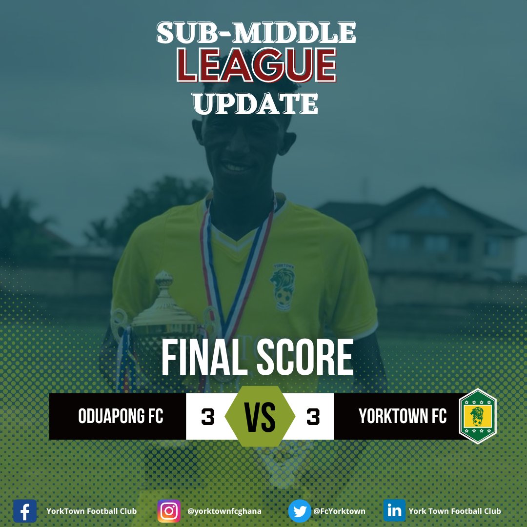 SubMiddle League Update

#football #footballboots #footballtime #footballteam #footballislife #footballmemes #footballgame #footballclub #scout #footballscout #footballscouting #barcelona #barça #footballacademy #footballtime #Dembele #CapeCoast #Mona #Espanyol #Auba #LaLiga #UCL