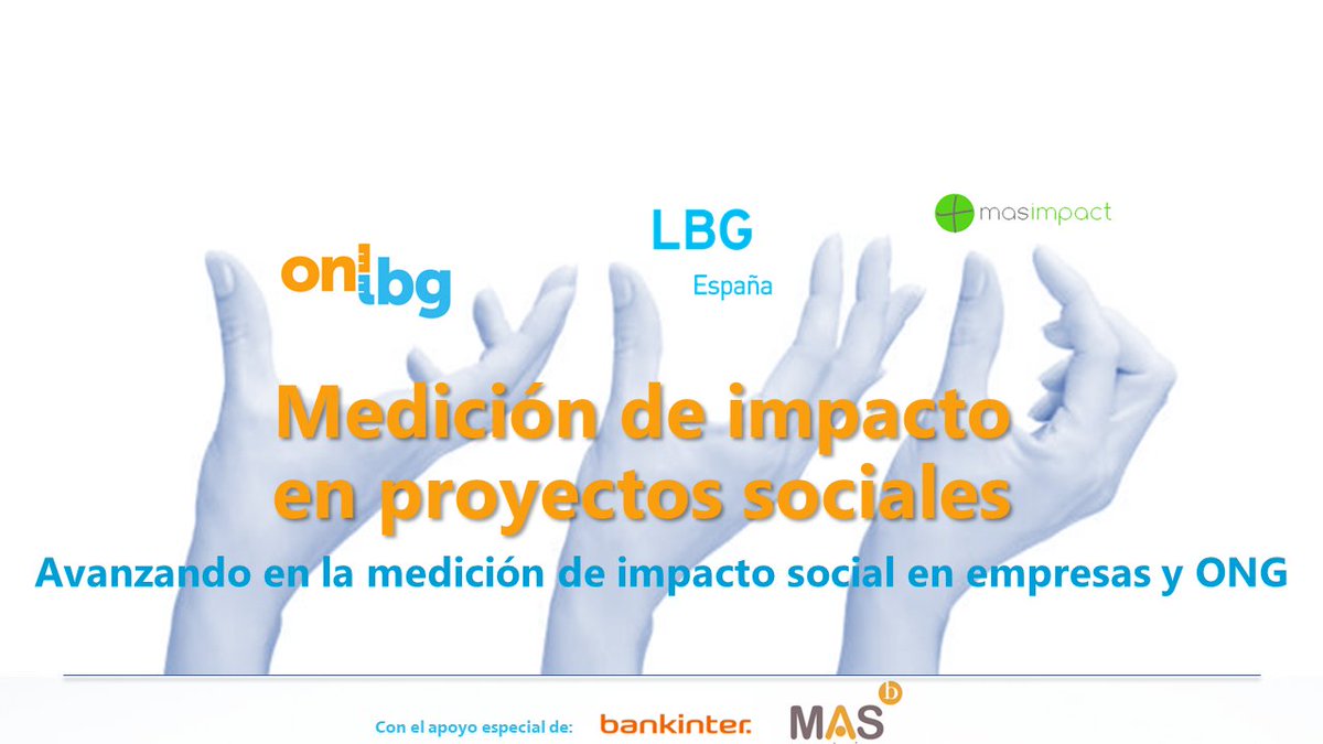 ¿Estudiamos juntxs cómo medir el #impacto de proyectos sociales?
Regístrate: bit.ly/40H57Yf, ¡quedan todavía plazas online!
Contaremos con fantásticos ponentes como <a href="/Bankinter/">Bankinter</a> <a href="/RedeiaCorp/">Redeia</a> <a href="/FundacionMLC/">Fundación Mario Losantos del Campo</a> @NantikLum 😎💪