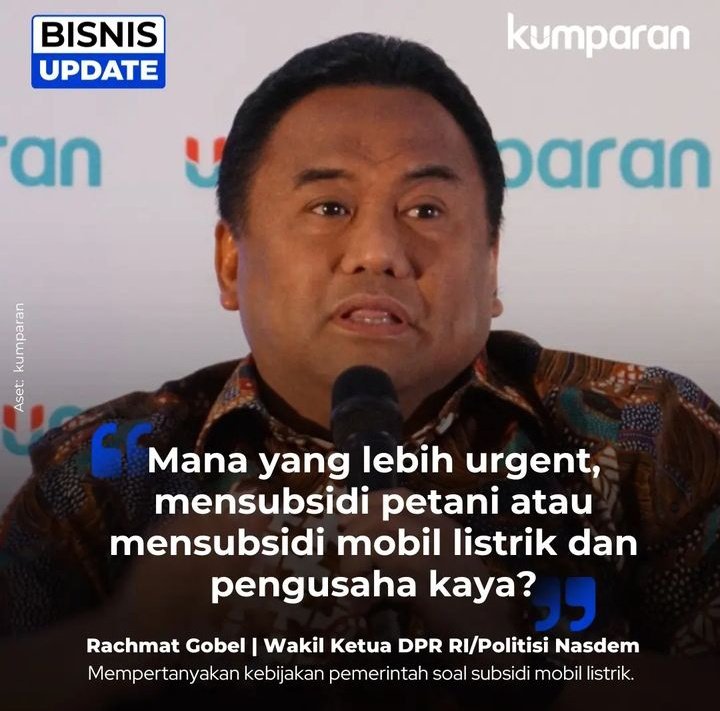 NenkMonica's tweet photo. Menurut anda yg lebih urgent utk Rakyat Indonesia sekarang ini adalah ? 
Subsidi Mobil Listrik 👉 LIKE
Subsidi Petani 👉 RETWEET https://t.co/m3B55JmxQl