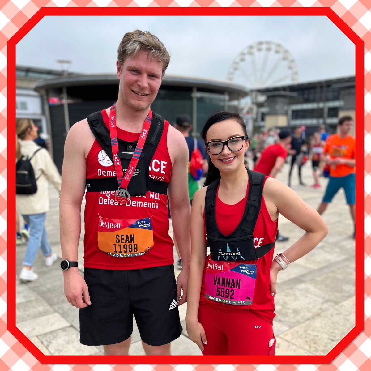 👏 Well done Hannah & Sean on completing the #GreatBristolRun on Sunday in aid of @AlzheimersBRACE! 

💰 £400 raised so far and counting! 

👉 justgiving.com/page/hayes-par…