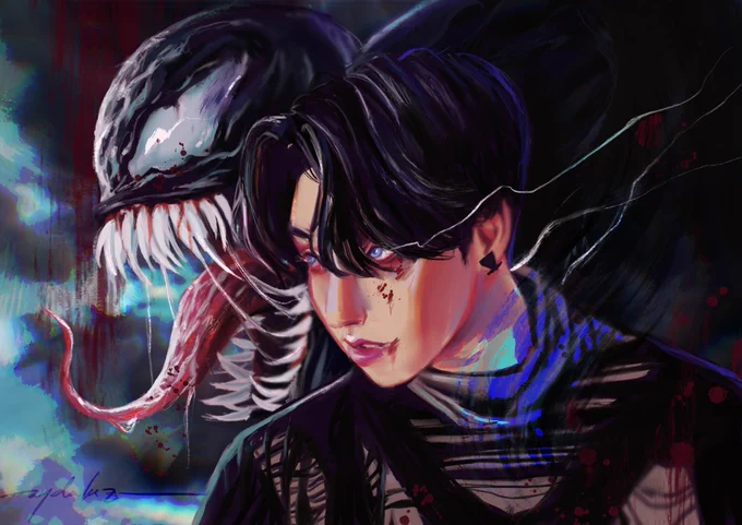 tbh idk which one exactly but it's definitely skz fanart 