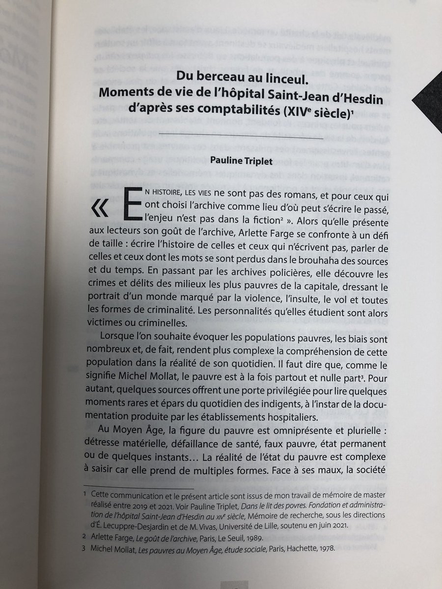 PaulineTriplet's tweet photo. 📚Les actes du colloque  2021 des masters en histoire, archéologie et histoire de l’art viennent de paraître @PUSeptentrion ! 

Vous pourrez y découvrir ma 1ere communication ! 
📜 Au programme :  culture matérielle, histoire par le bas et dépassement des silences des sources https://t.co/jwkP7OZiCB