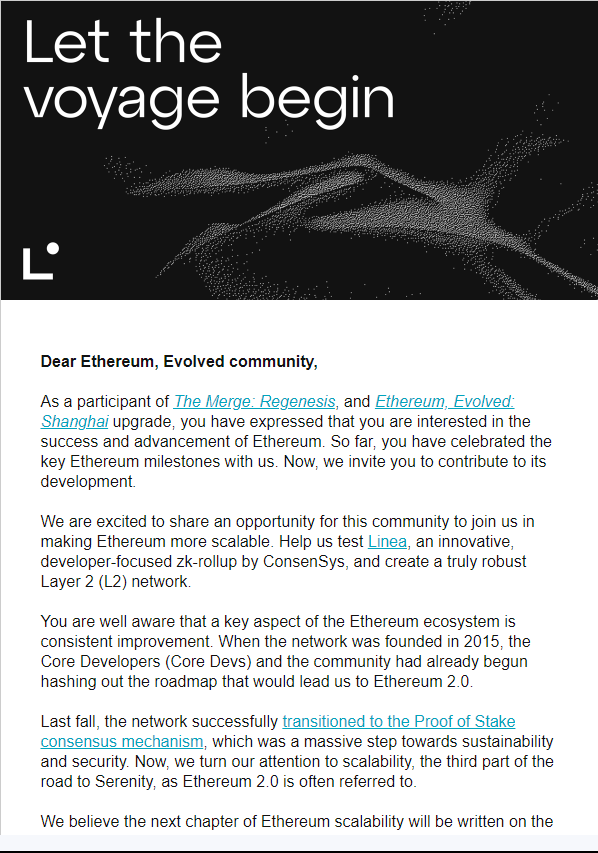 Who else here got an email from <a href="/LineaBuild/">Linea.eth</a> 👀