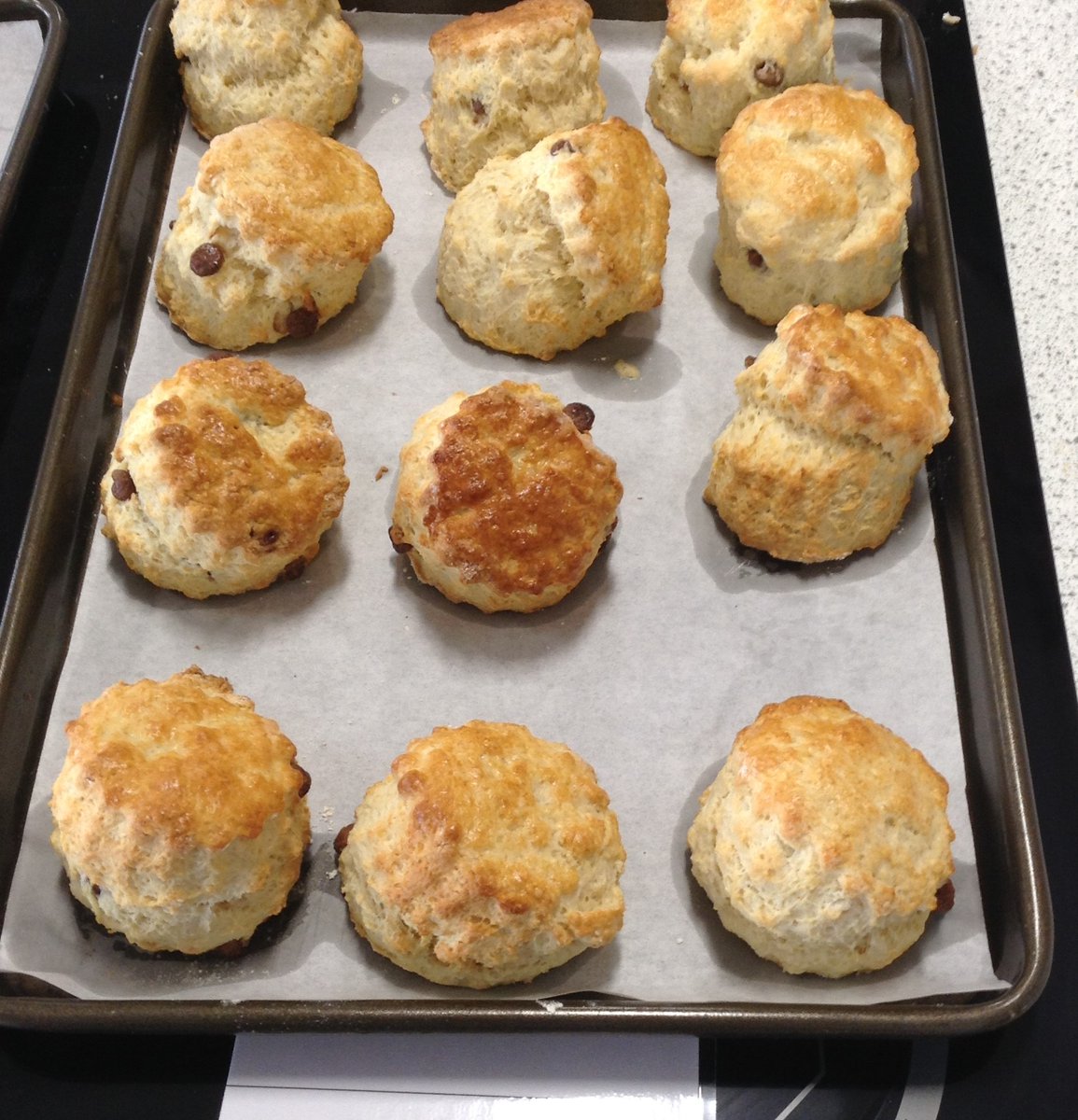 IRA_HomeEc's tweet photo. Adult learners enjoying making raspberry buns and scones as part of their Bakery course 👩‍🍳👨‍🍳🧁⭐🙌 Well done! @IrvineRoyalAcad https://t.co/hj27kvLL0n
