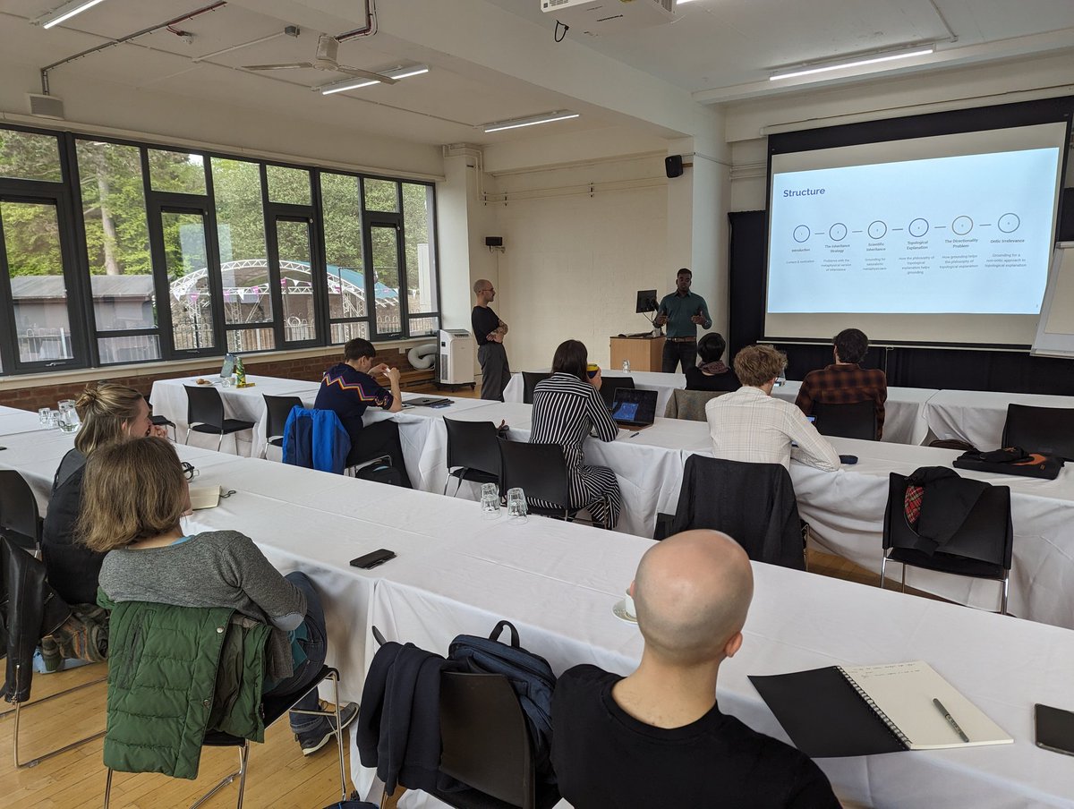 FraMEPhys (@framephys) on Twitter photo Day 2 of our conference on Metaphysical Explanation in Physics - with Joaquim Giannotti <a href="/nothumean/">Joaquim T. Giannotti</a> and Markel Kortabarria <a href="/m_kortabarria/">Markel Kortabarria</a> on "Scientific Explanation as a Guide to Ground" Day 2 of our conference on Metaphysical Explanation in Physics - with Joaquim Giannotti <a href="/nothumean/">Joaquim T. Giannotti</a> and Markel Kortabarria <a href="/m_kortabarria/">Markel Kortabarria</a> on "Scientific Explanation as a Guide to Ground"